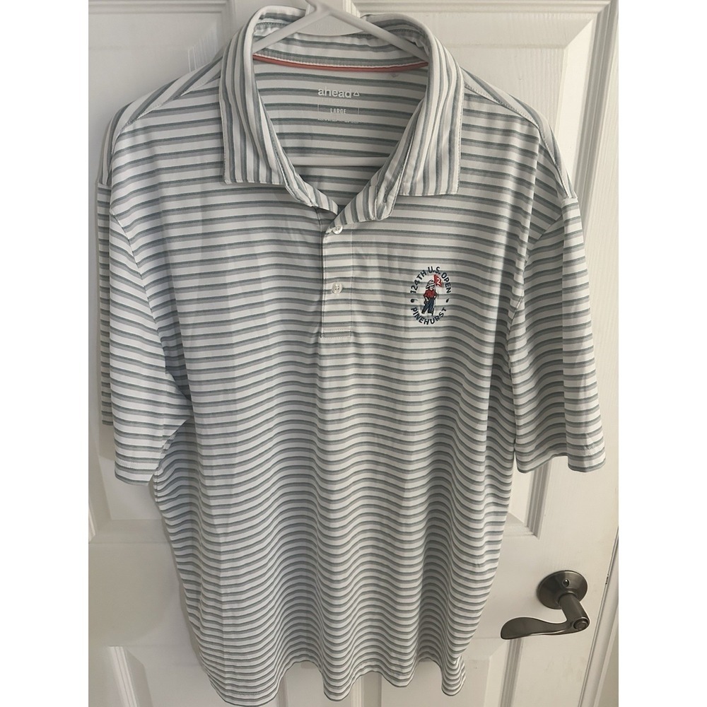 124th Us Open Pinehurst Polo Ahead Performance Polo Size L